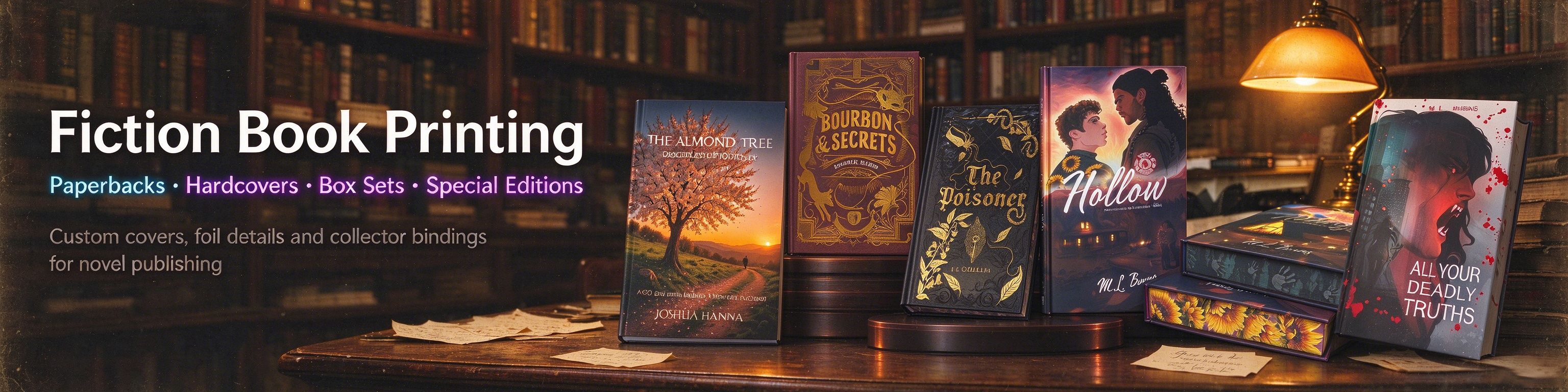Novel book printing